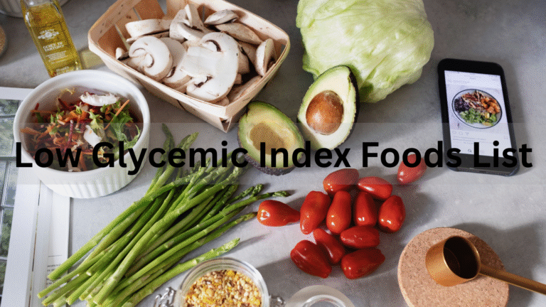Low Glycemic Index Foods List with Benefits